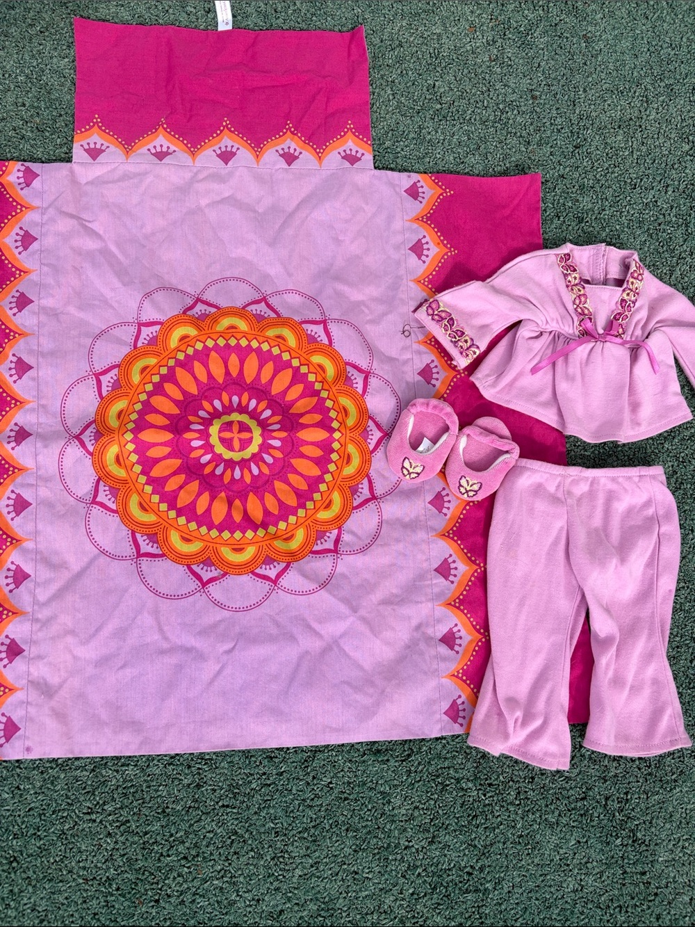 American Girl Julie bedding and Pajamas